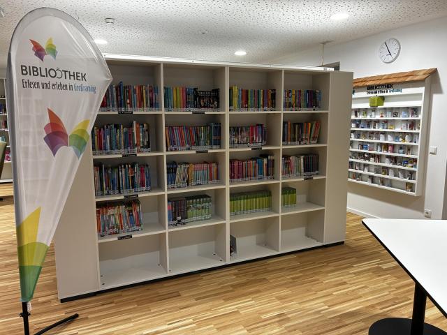 Ausschnitt Bücherregal